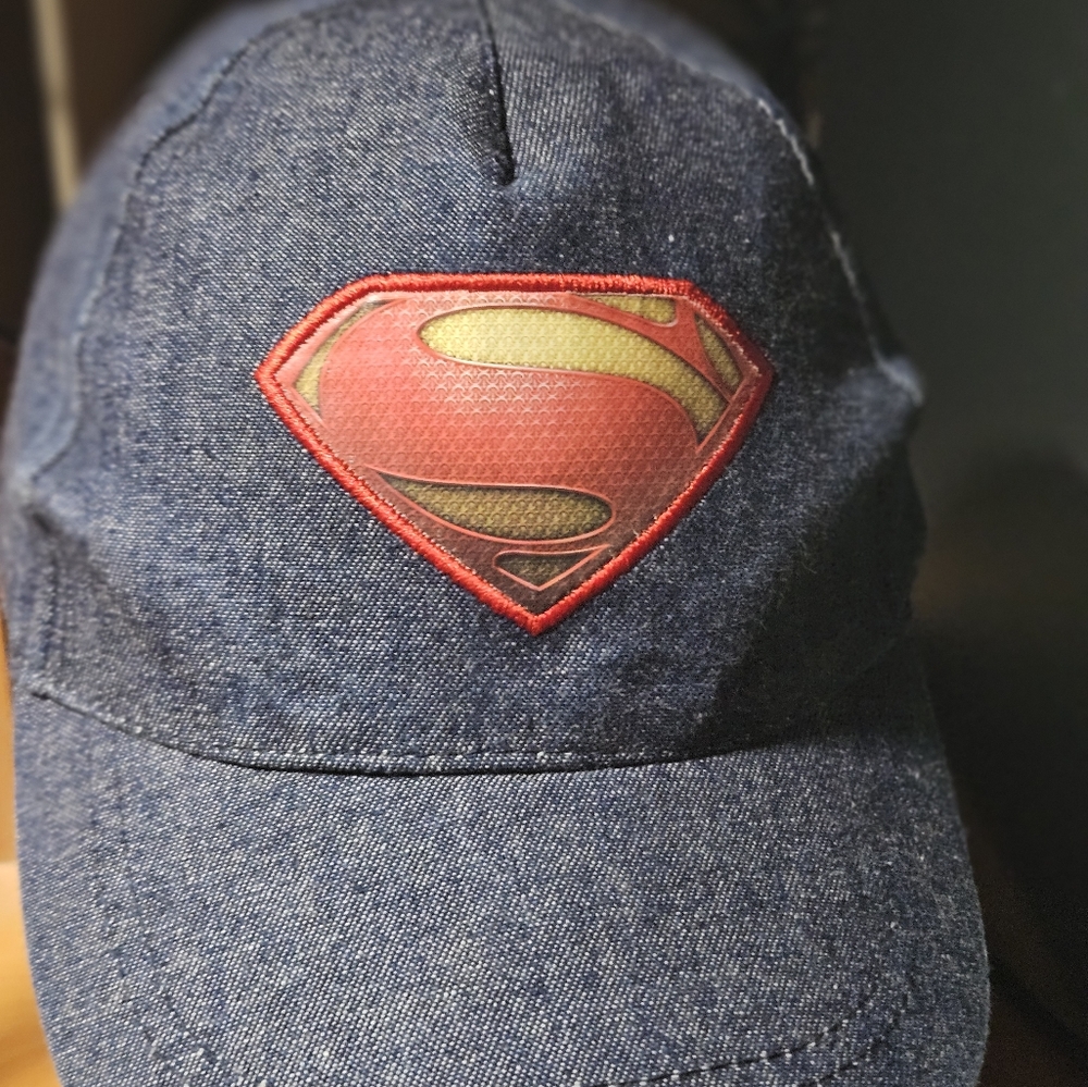 🌟3/$25🌟 Superman Kids Cap Hat Adjustable Blue